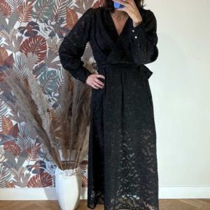 Robe longue noire