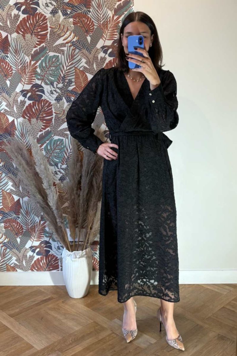 Robe longue noire