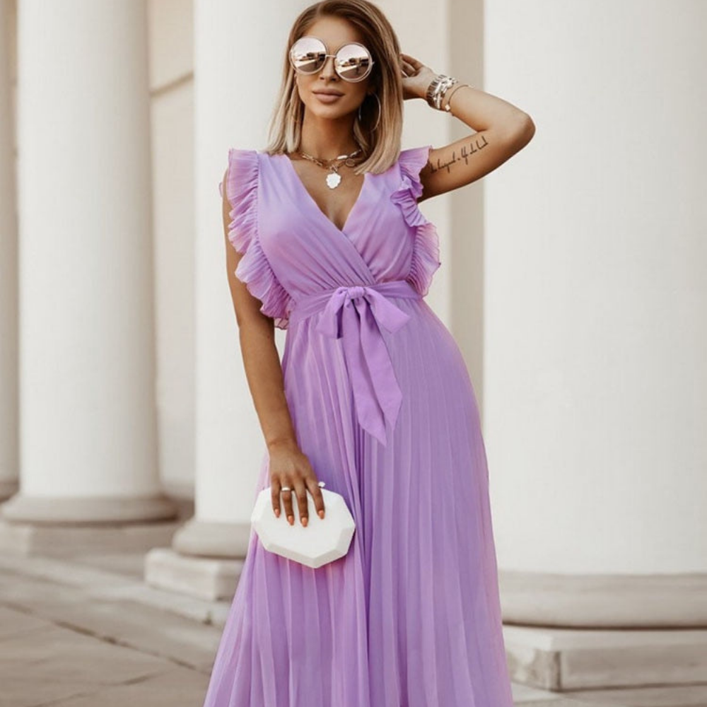 Robe Princesse Longue Violette
