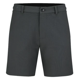 Short habillé en toile gris foncé