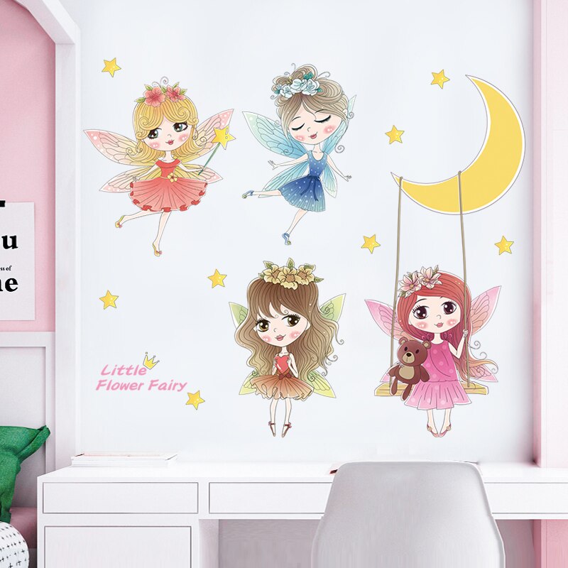 Stickers Muraux Chambre Fille Fée – Image 3