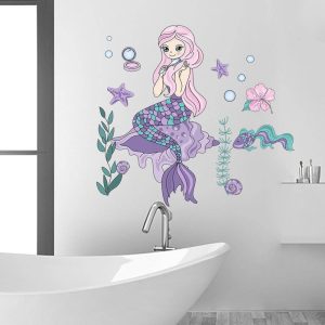 Stickers Muraux Sirène
