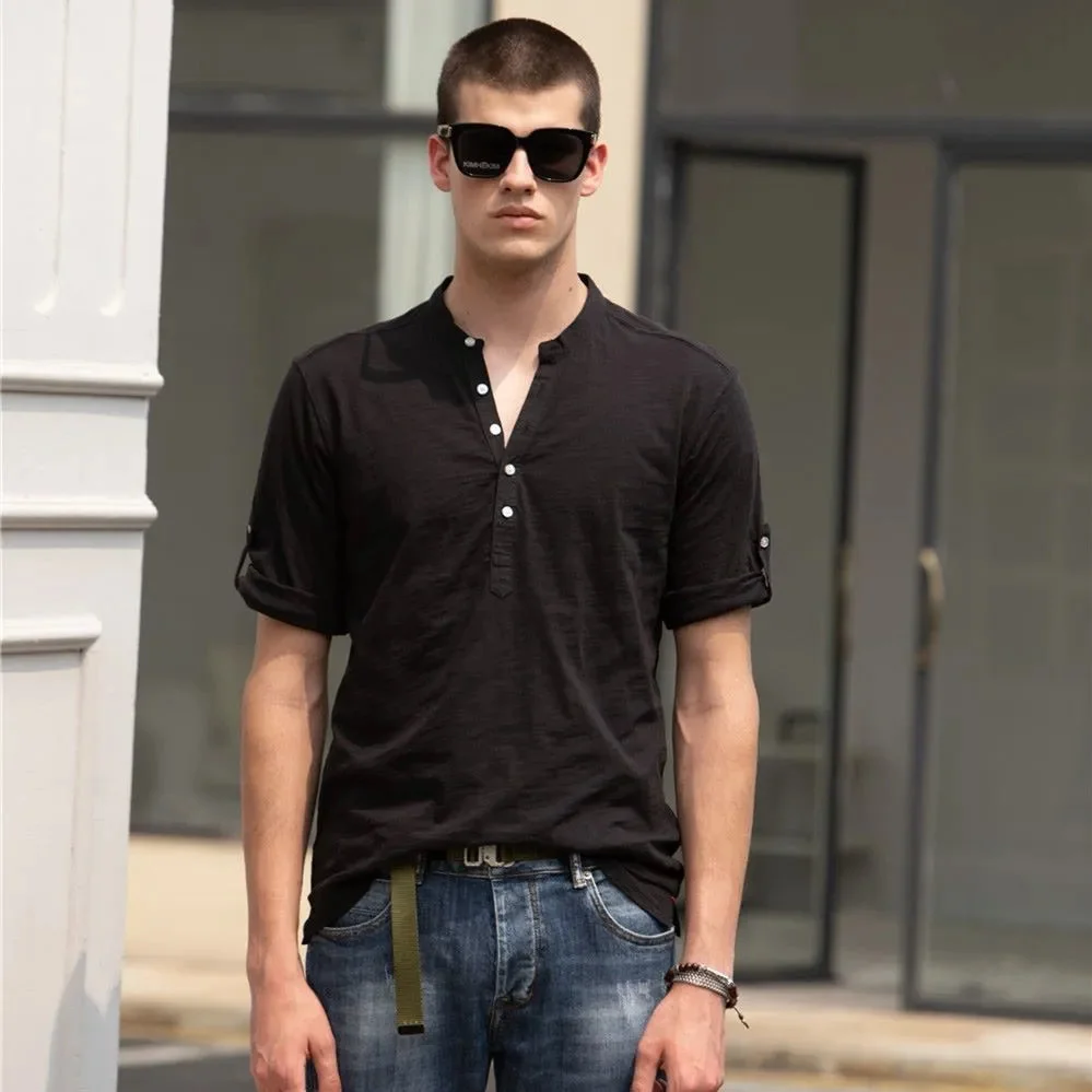 Tunique Chemise en lin manches courtes – Image 6