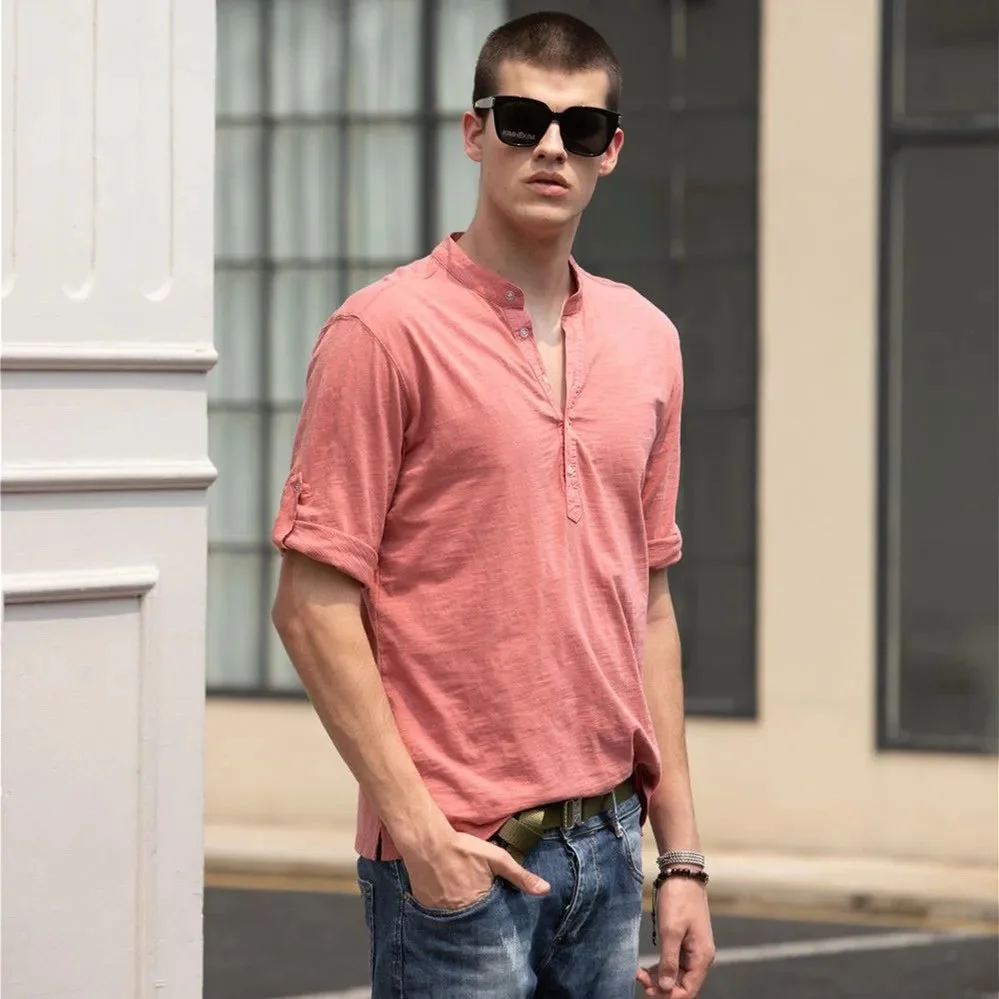 Tunique Chemise en lin manches courtes – Image 2