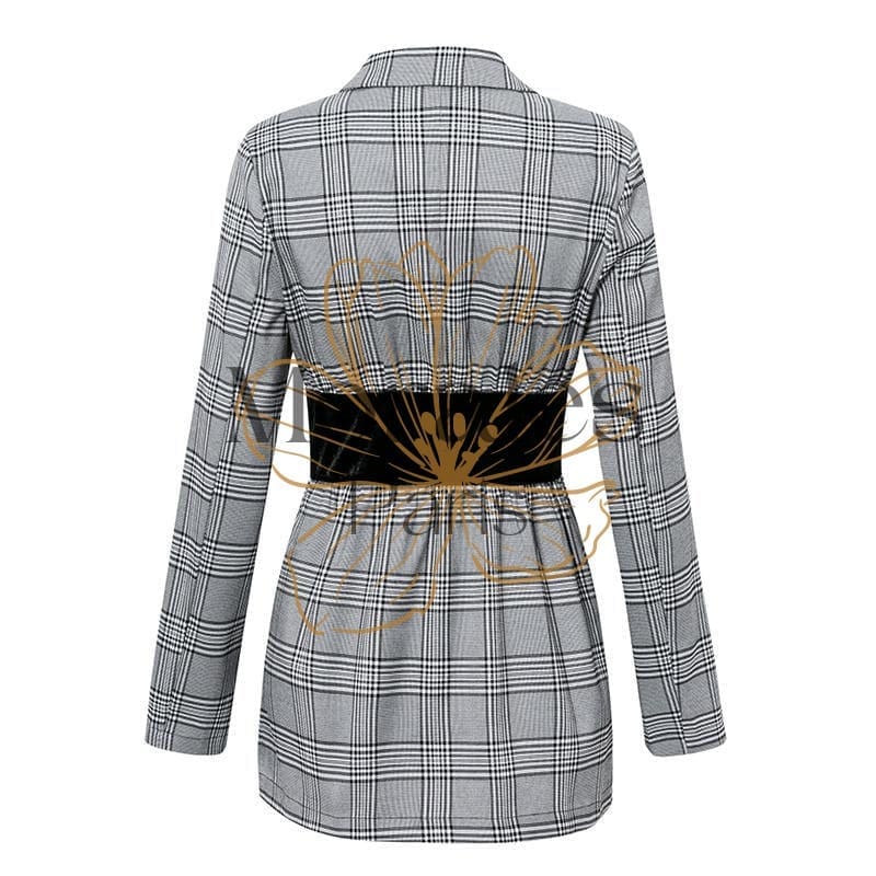 Veste Blazer Bohème Grise – Image 6