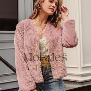 Veste Bohème Plaire Rose Poudré