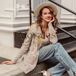 Veste Boho Longue Automne Hiver