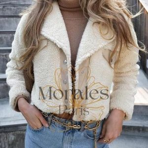 Veste Hippie Bohème en Fausse Fourrure