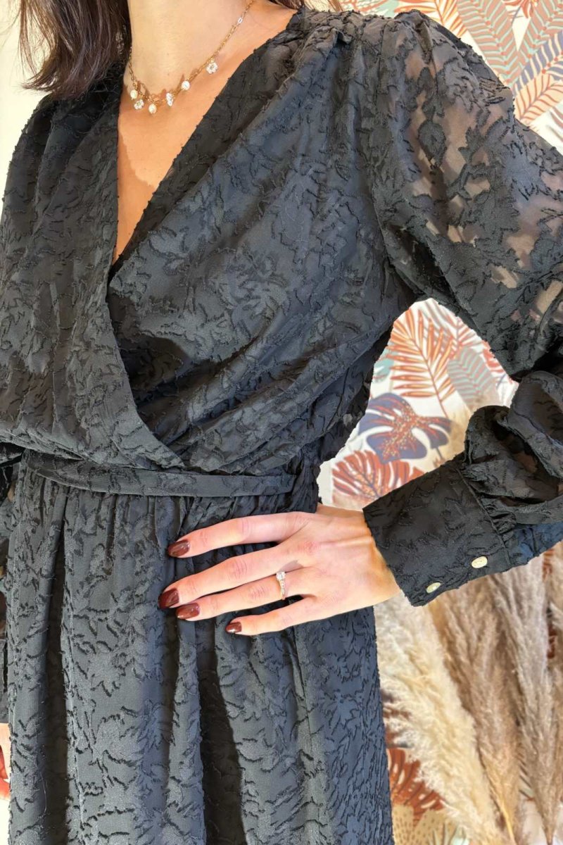 Robe longue noire - Image 4